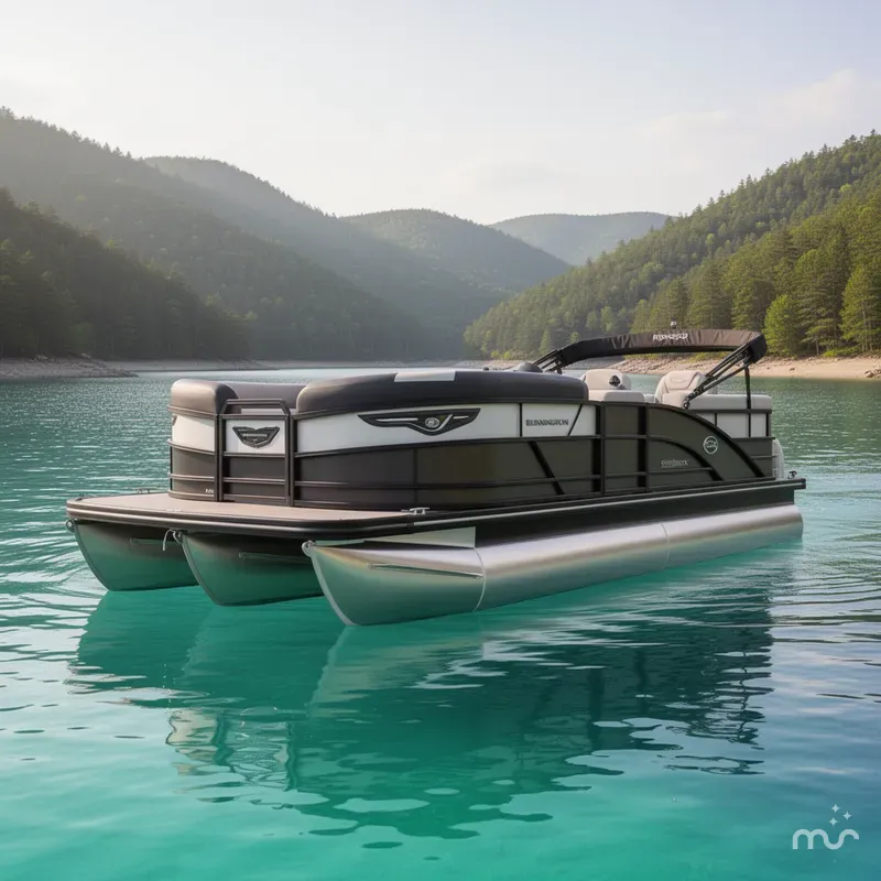 Slide: The Image of Bennington M Swingback 24 MSB Tritoon 2026 - 1