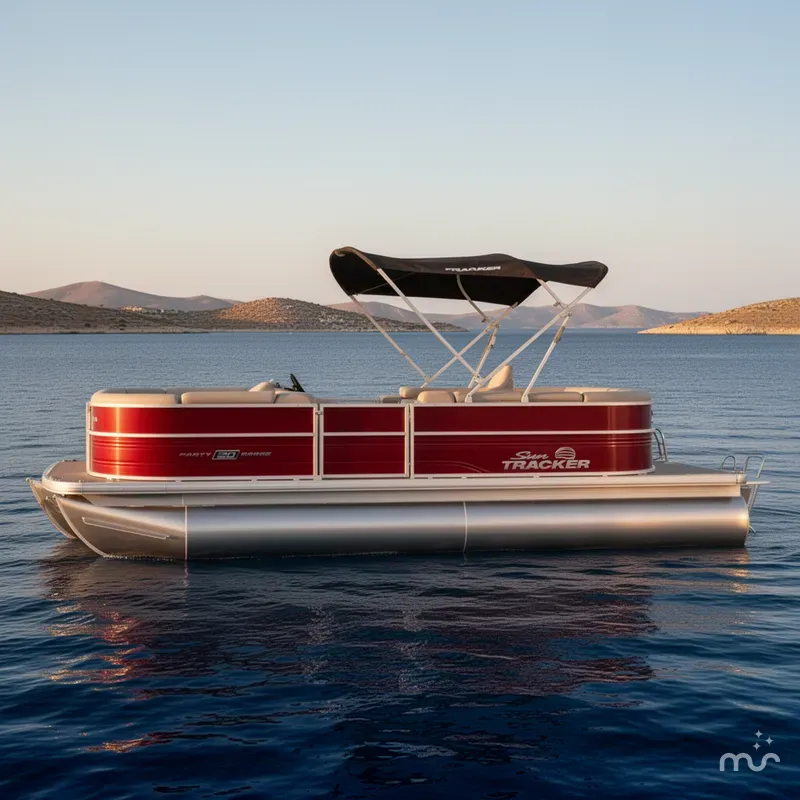 Slide: The Image of Sun Tracker Party Barge 20 DLX 2026 - 2