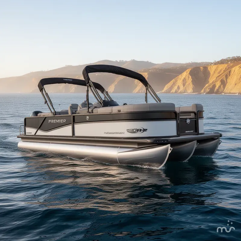 Slide: The Image of Premier Sunsation RF 230 w/ 200HP Mercury! 2026 - 1