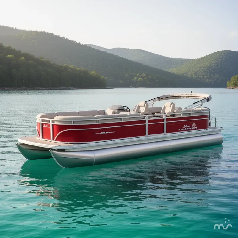 The Image of Sun Tracker Party Barge 24 DLX 2025 - 0