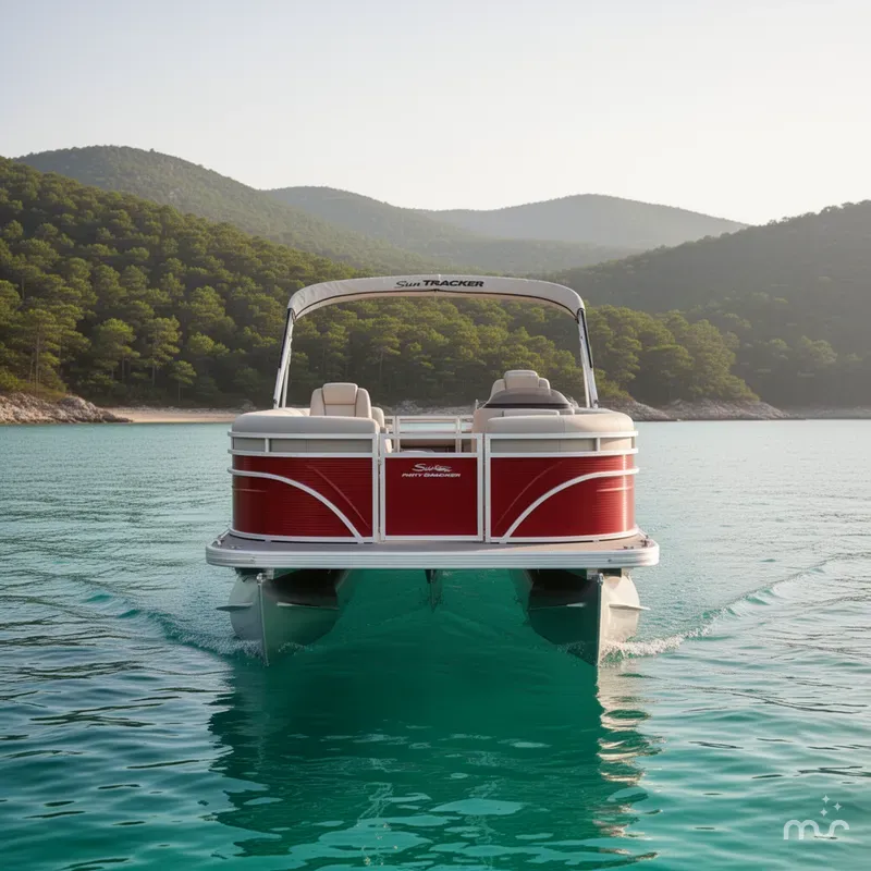 Slide: The Image of Sun Tracker Party Barge 24 DLX 2025 - 1