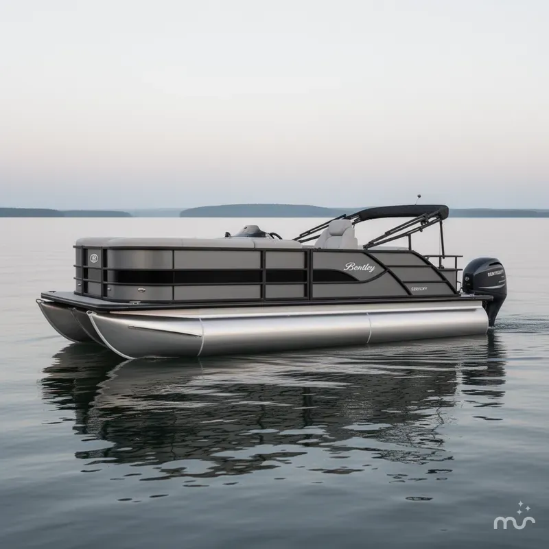 Slide: The Image of Bentley Pontoons Legecy 220 Swingback Dual Captain 2026 - 0