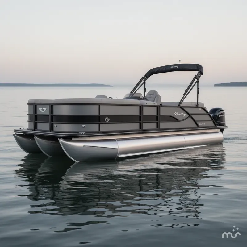 Slide: The Image of Bentley Pontoons Legecy 220 Swingback Dual Captain 2026 - 1