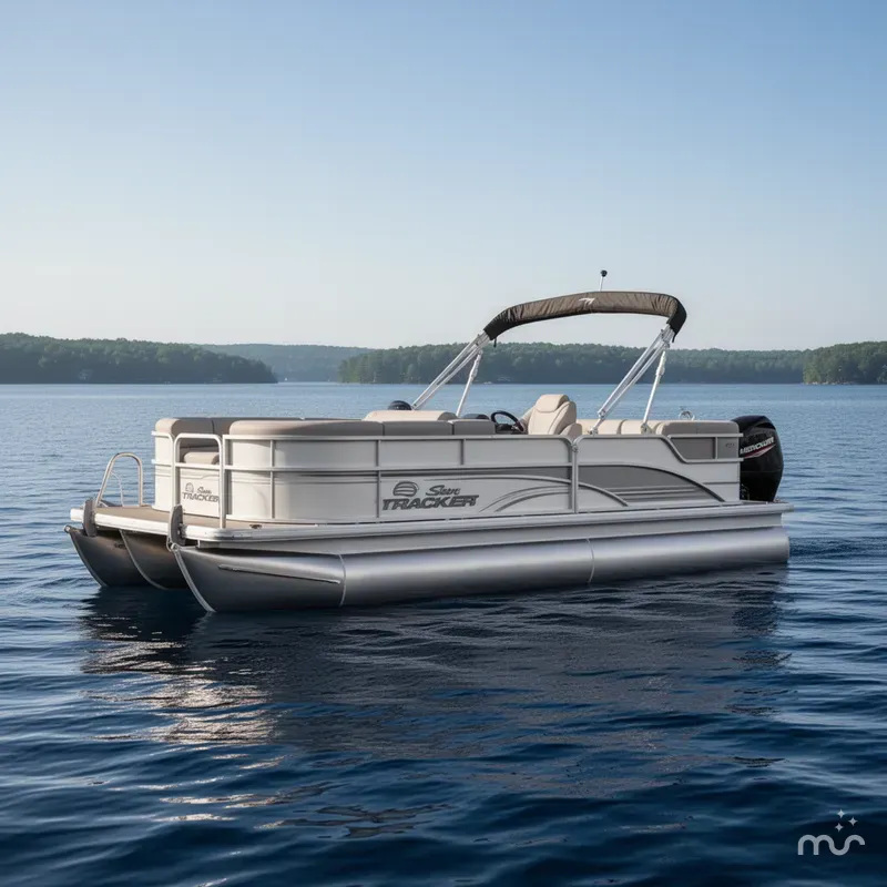 Slide: The Image of Sun Tracker Party Barge 20 DLX 2026 - 0