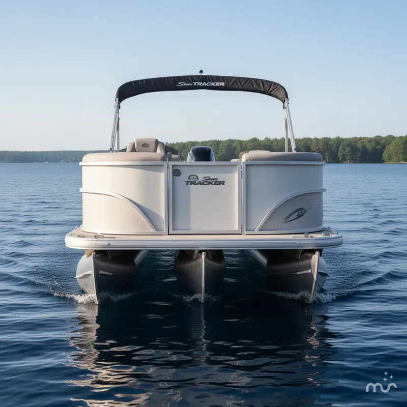 Slide: The Image of Sun Tracker Party Barge 20 DLX 2026 - 3
