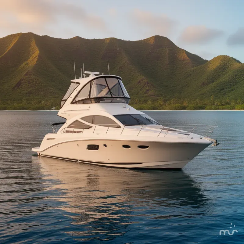 The Image of Sea Ray 450 Sedan Bridge 2014 - 0