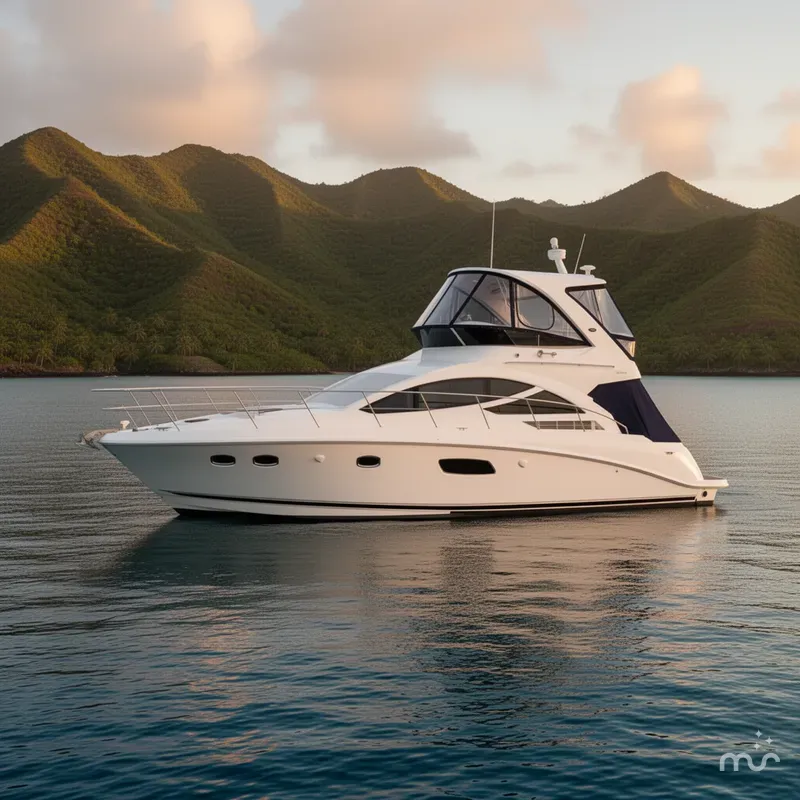 Slide: The Image of Sea Ray 450 Sedan Bridge 2014 - 2