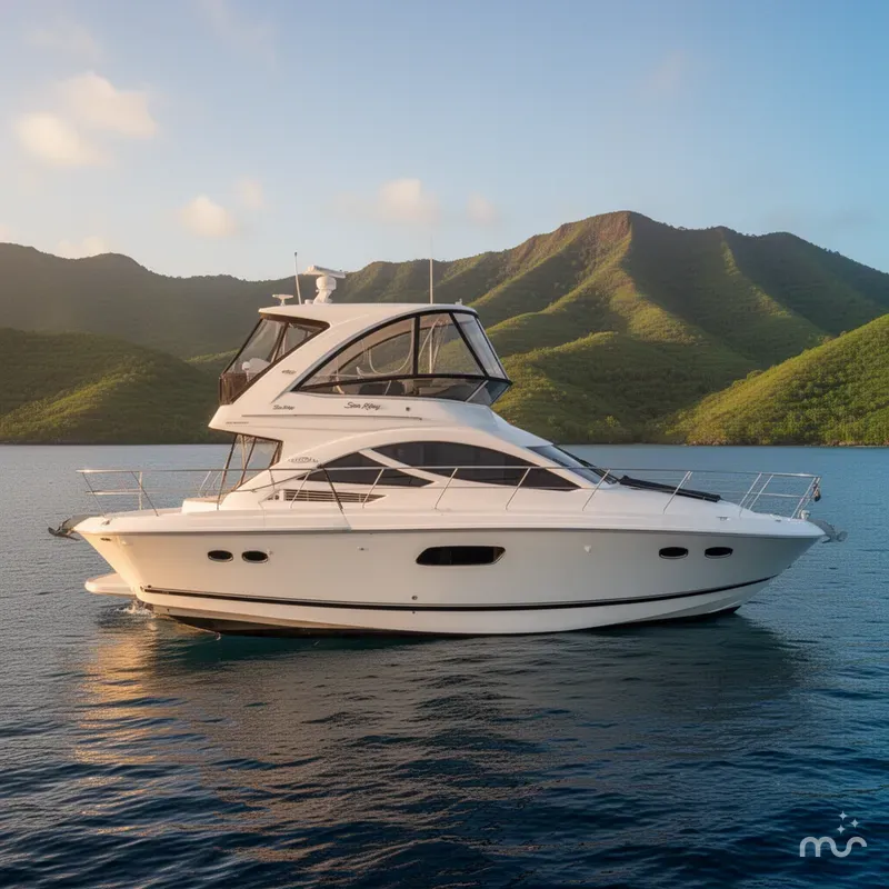 Slide: The Image of Sea Ray 450 Sedan Bridge 2014 - 4