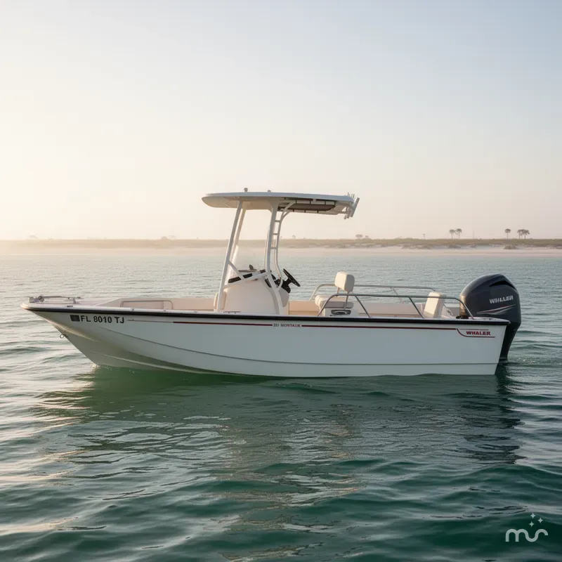 Slide: The Image of Boston Whaler 210 Montauk 2023 - 2