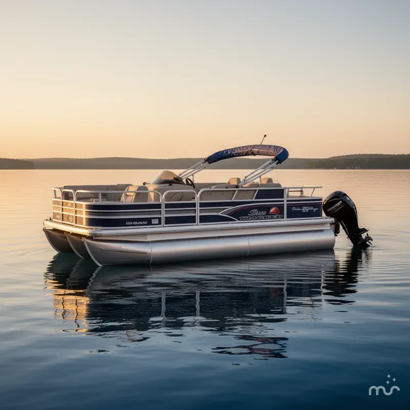 Slide: The Image of Sun Tracker Fishin' Barge 20 DLX 2015 - 2
