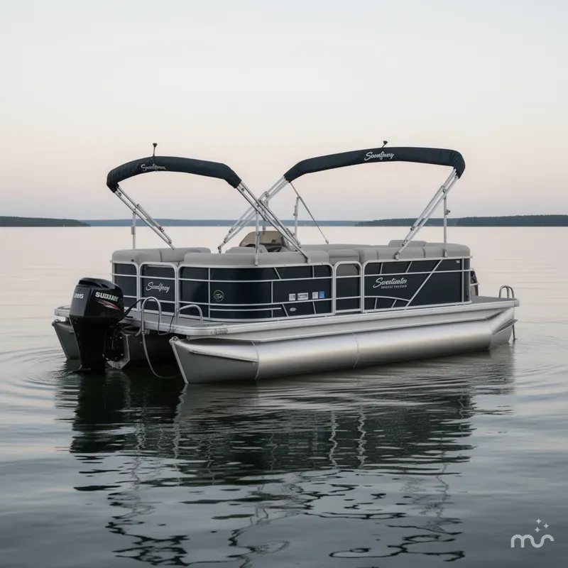 Slide: The Image of Godfrey Sweetwater 2086 Pontoon 2016 - 1