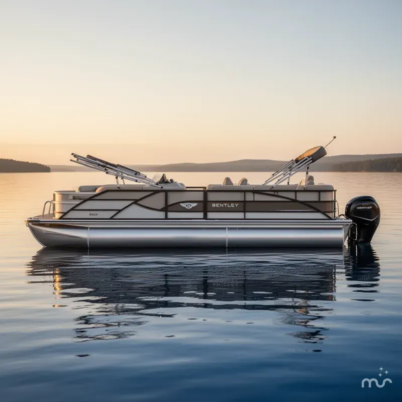 Slide: The Image of Bentley Pontoons Legacy 223 Swingback / DF150ATLW5 2026 - 0