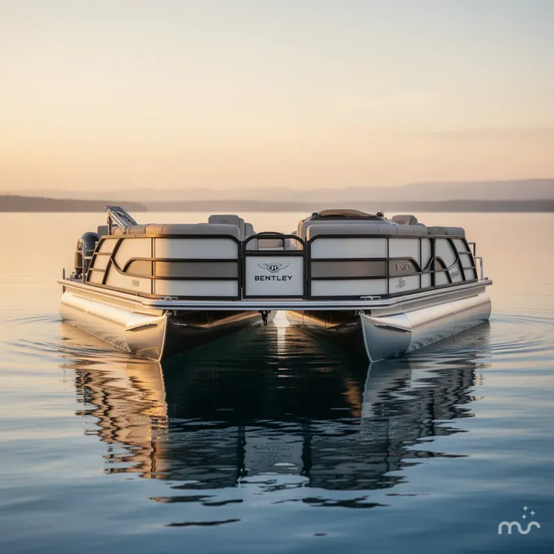 Slide: The Image of Bentley Pontoons Legacy 223 Swingback / DF150ATLW5 2026 - 1