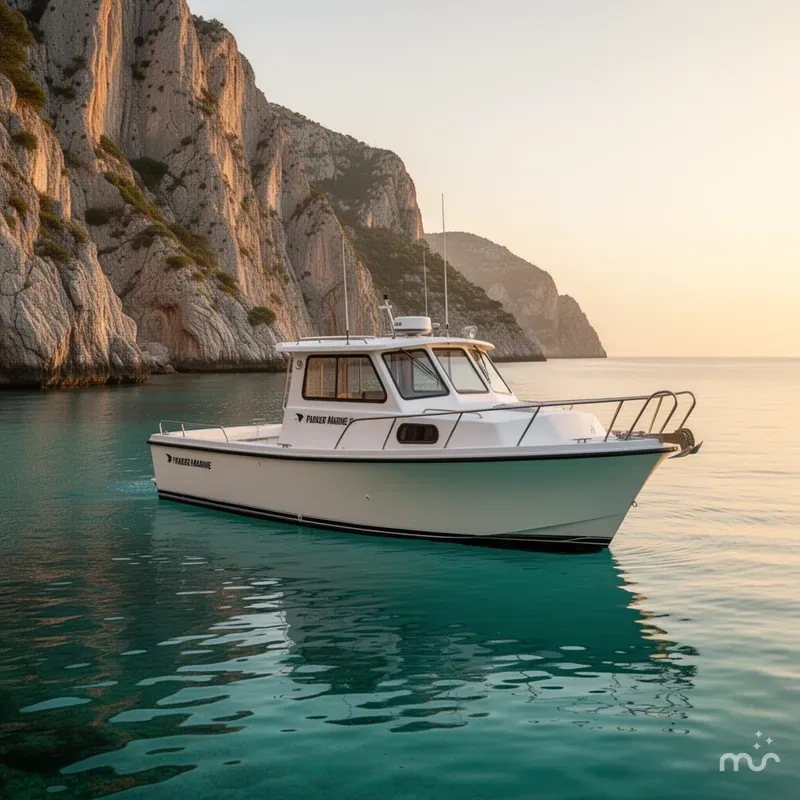 The Image of Parker Marine 2520 Modified Vee Sport Cabin 2001 - 0
