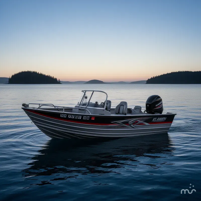 Slide: The Image of Klamath Boats 15 Advantage 2021 - 3