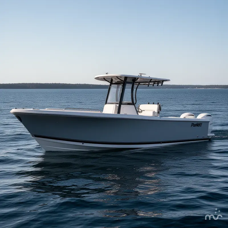 Slide: The Image of Parker Marine 2600 Center Console 2025 - 2