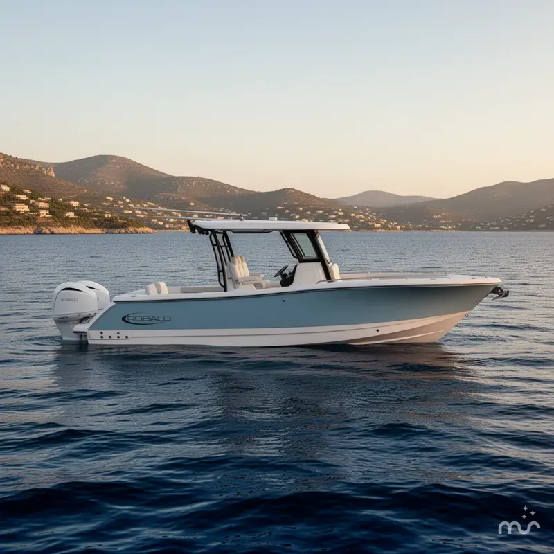 Slide: The Image of Robalo R300 Center Console 2026 - 2