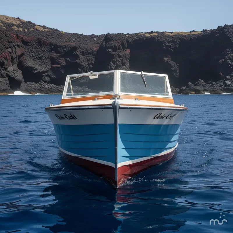 Slide: The Image of Chris-Craft 20 Sea Skiff 1963 - 1