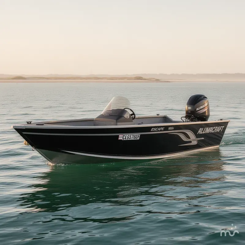 Slide: The Image of Alumacraft Escape 165 CS 2014 - 2