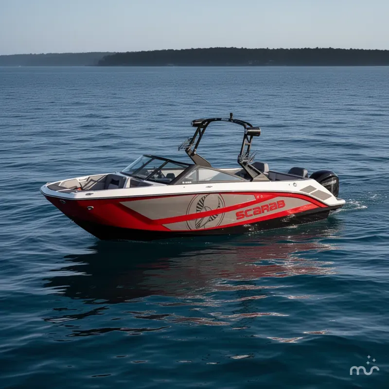 Slide: The Image of Scarab 235 LX Wake 2025 - 1