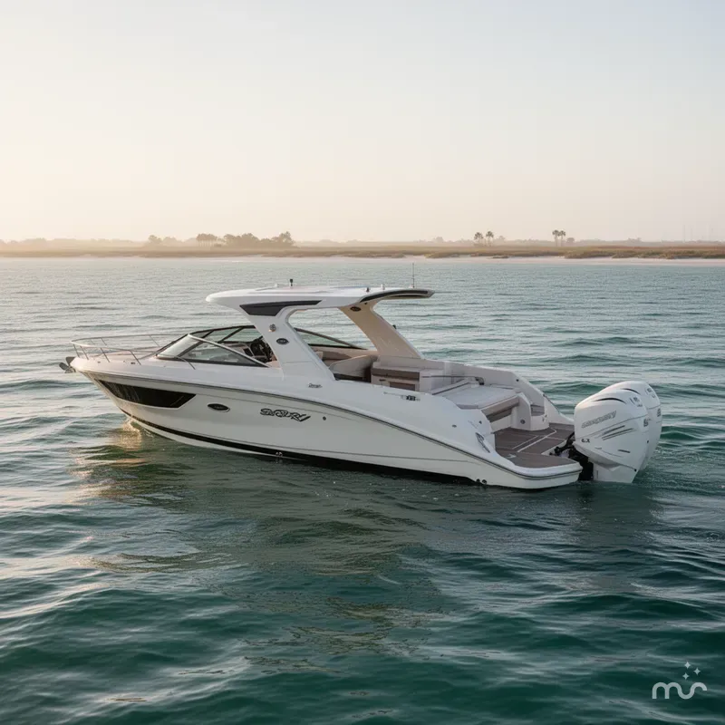Slide: The Image of Sea Ray SLX 350 Outboard 2023 - 0