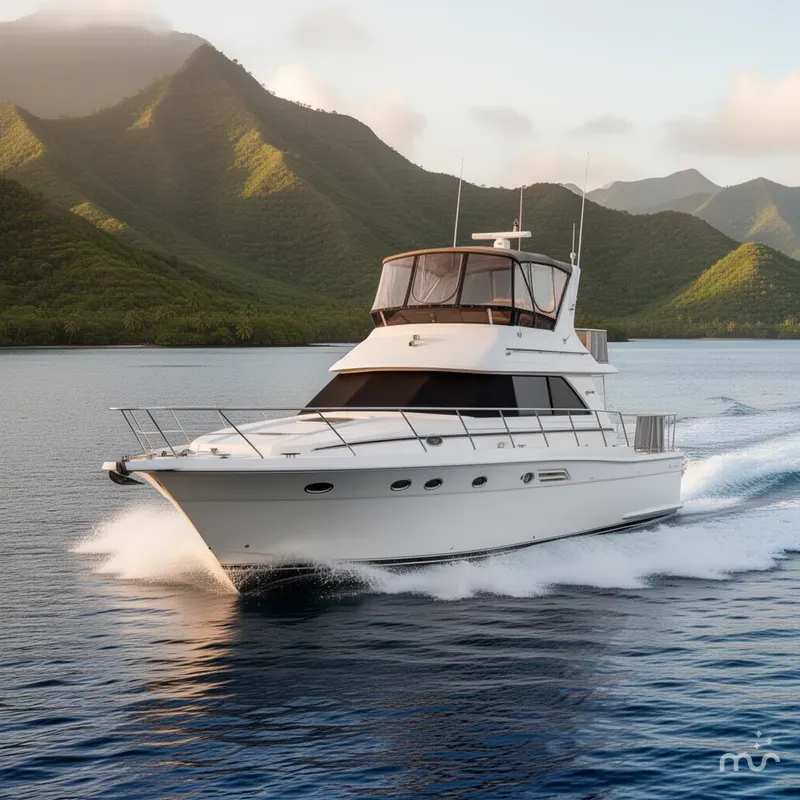 Slide: The Image of Silverton 442 Cockpit Motor Yacht 1999 - 2