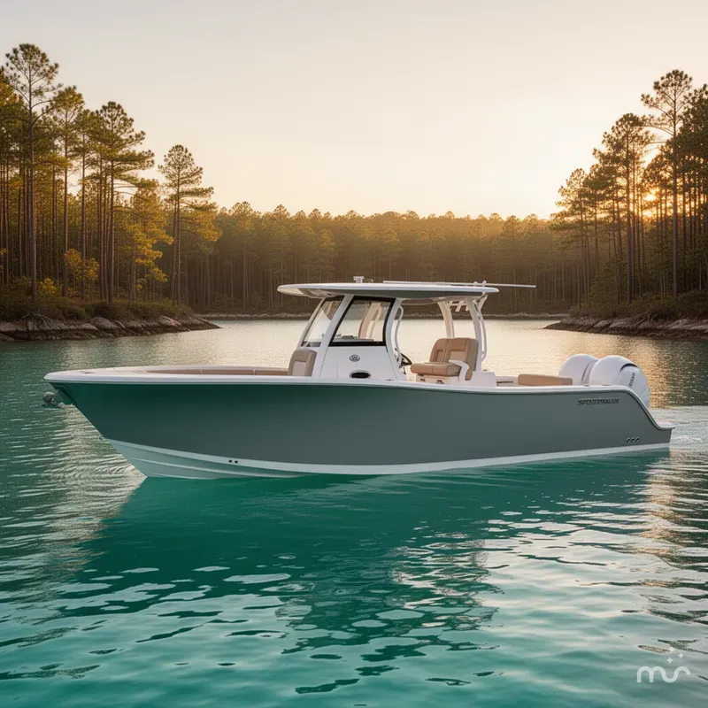 Slide: The Image of Sportsman Open 302 Center Console 2025 - 2