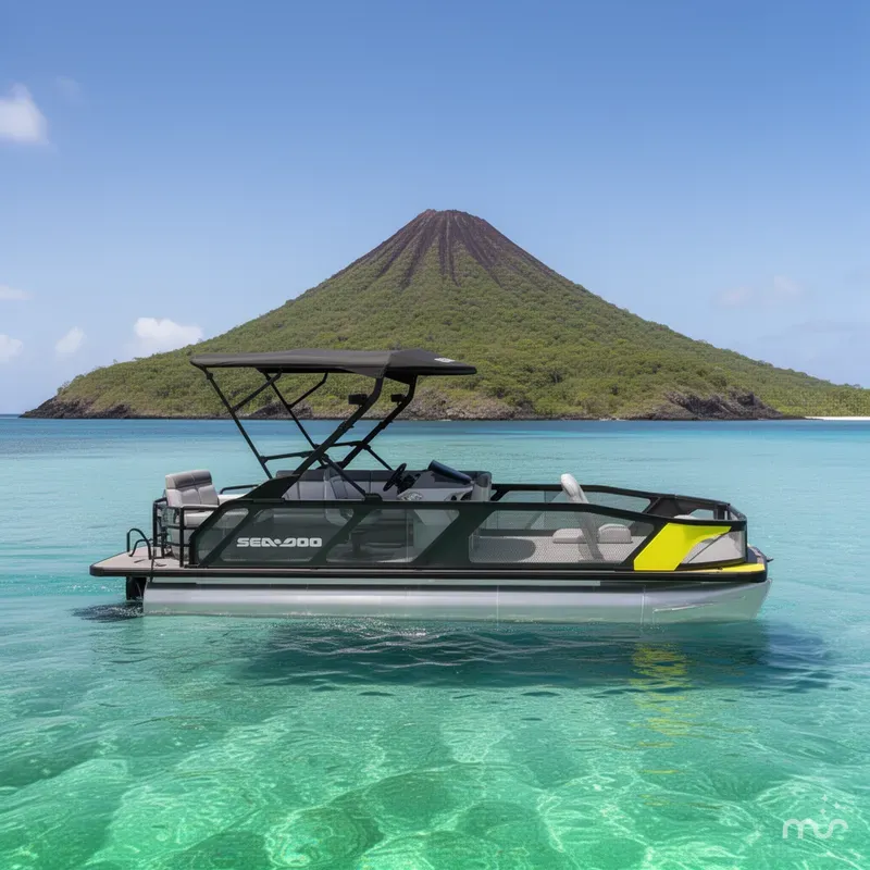Slide: The Image of Sea-Doo Switch® 19 - 170 Hp Galvanized 2024 - 2