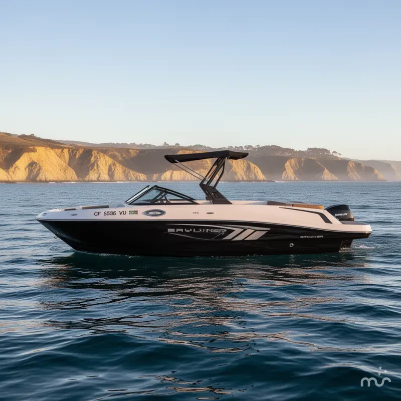 Slide: The Image of Bayliner VR6 Bowrider w/ 4.5L Mercury 250HP! 2021 - 2