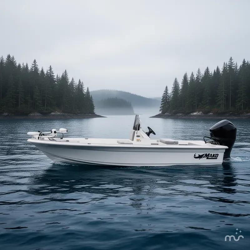 Slide: The Image of Mako 18 Pro Skiff 2026 - 2