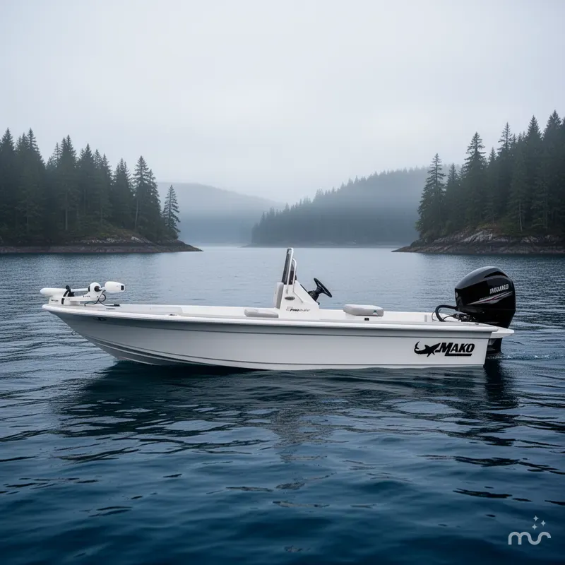 Slide: The Image of Mako 18 Pro Skiff 2026 - 2