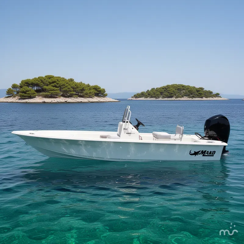 Slide: The Image of Mako 18 Pro Skiff 2026 - 2