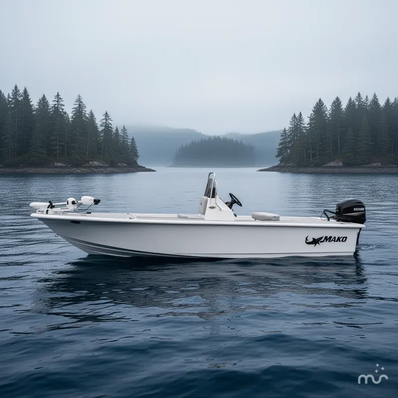 Slide: The Image of Mako 18 Pro Skiff 2026 - 2