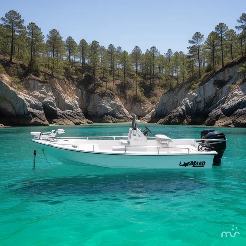 Slide: The Image of Mako 18 Pro Skiff 2026 - 2