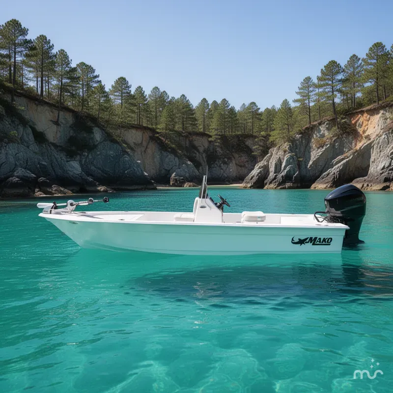 Slide: The Image of Mako 18 Pro Skiff 2026 - 2