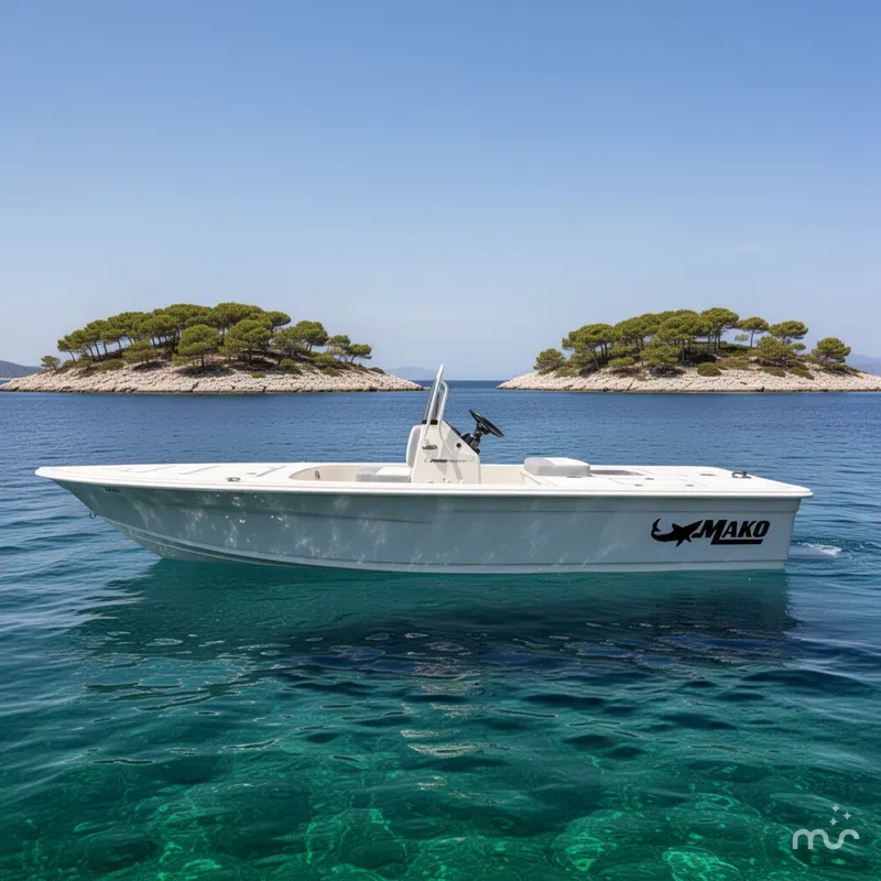 Slide: The Image of Mako 18 Pro Skiff 2026 - 2