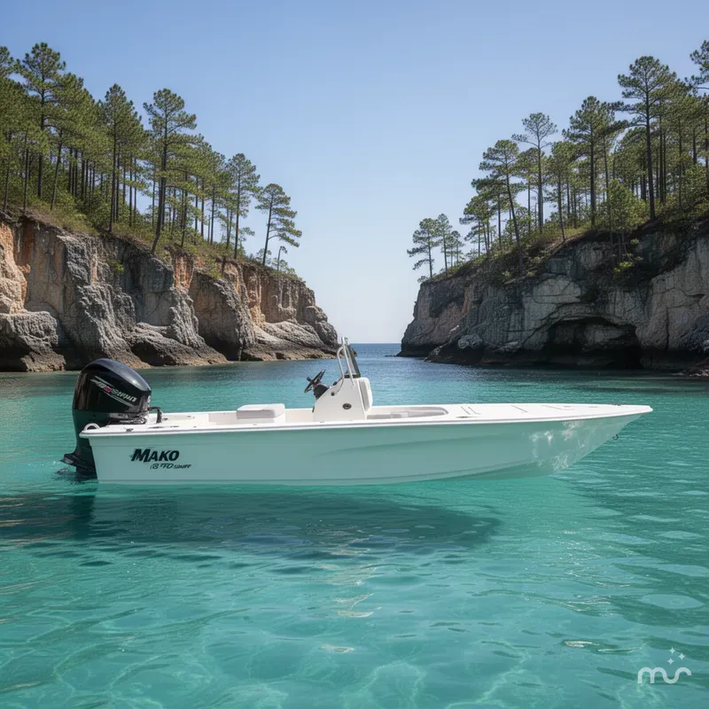 Slide: The Image of Mako 18 Pro Skiff 2026 - 2