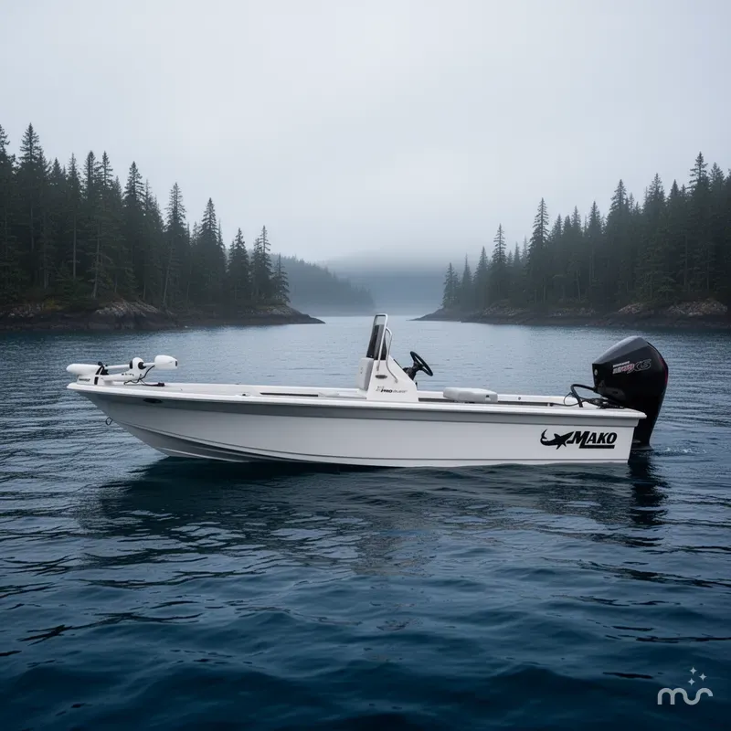 Slide: The Image of Mako 18 Pro Skiff 2026 - 2
