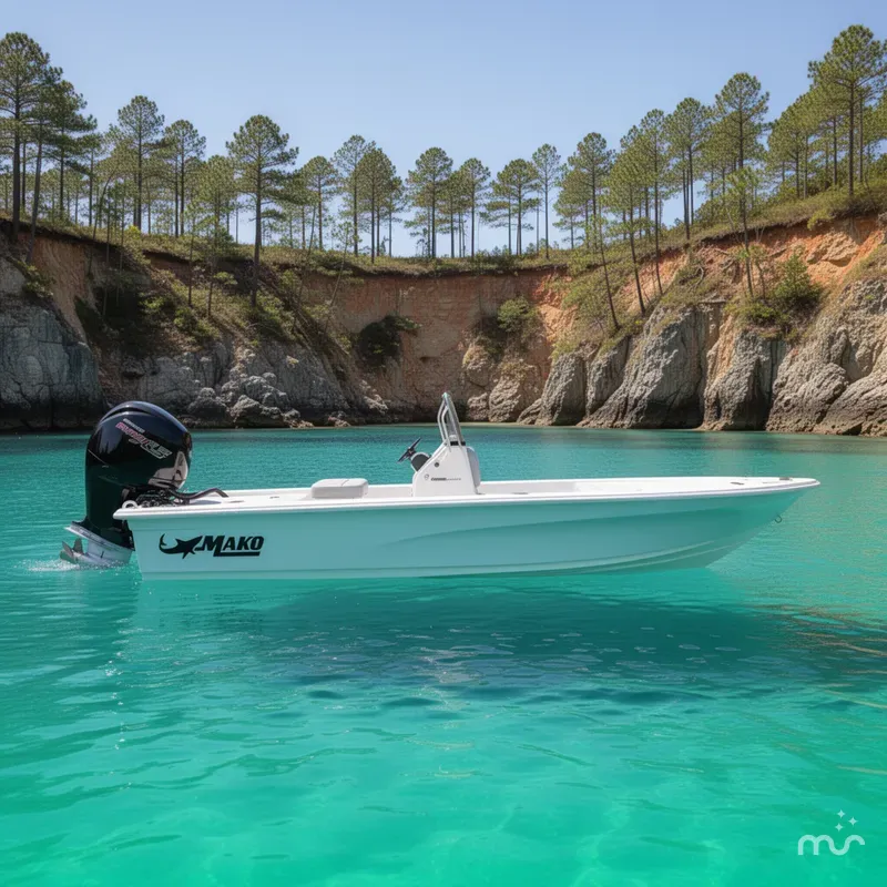 Slide: The Image of Mako 18 Pro Skiff 2026 - 2