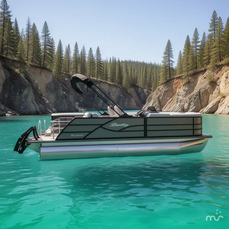 Slide: The Image of Bentley Pontoons Legacy 200 Swingback 2026 - 2