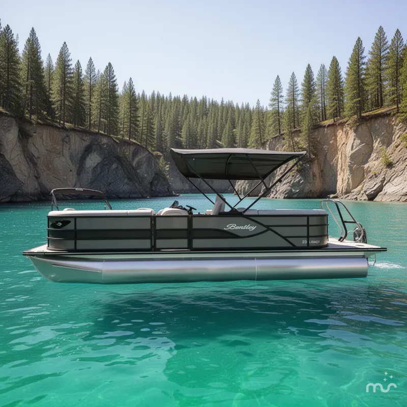 Slide: The Image of Bentley Pontoons Legacy 223 Navigator 2026 - 2