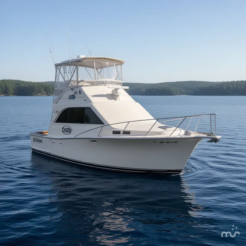 Slide: The Image of Ocean Yachts 35 Sport Sedan 1990 - 0