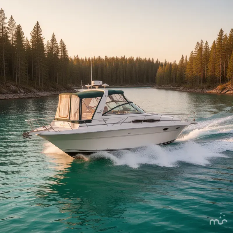 Slide: The Image of Sea Ray Sundancer 310 1991 - 1
