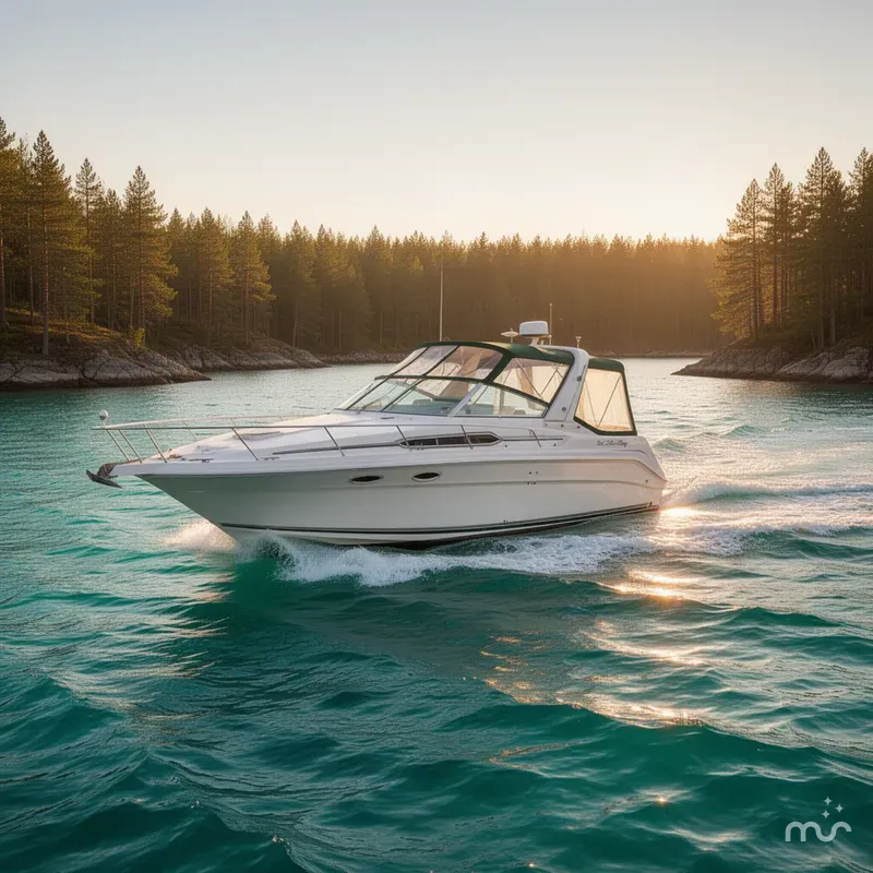 Slide: The Image of Sea Ray Sundancer 310 1991 - 2