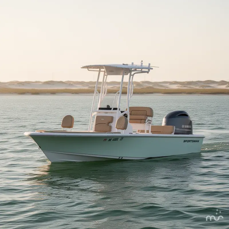 Slide: The Image of Sportsman Masters 207 Bay Boat 2022 - 2