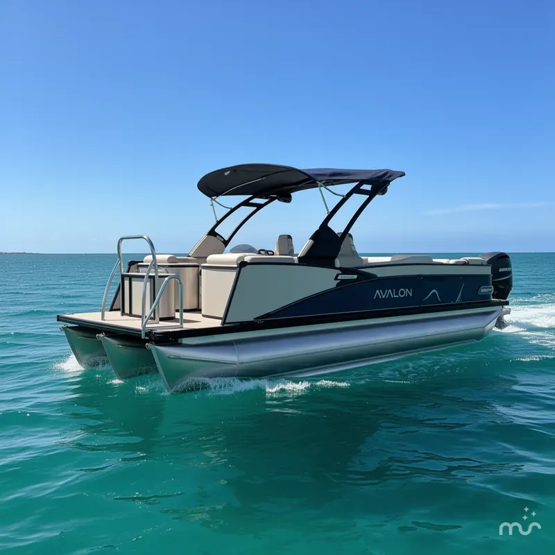Slide: The Image of Avalon 2385 Catalina Quad Lounger, Tri Toon High Performance 2026 - 0