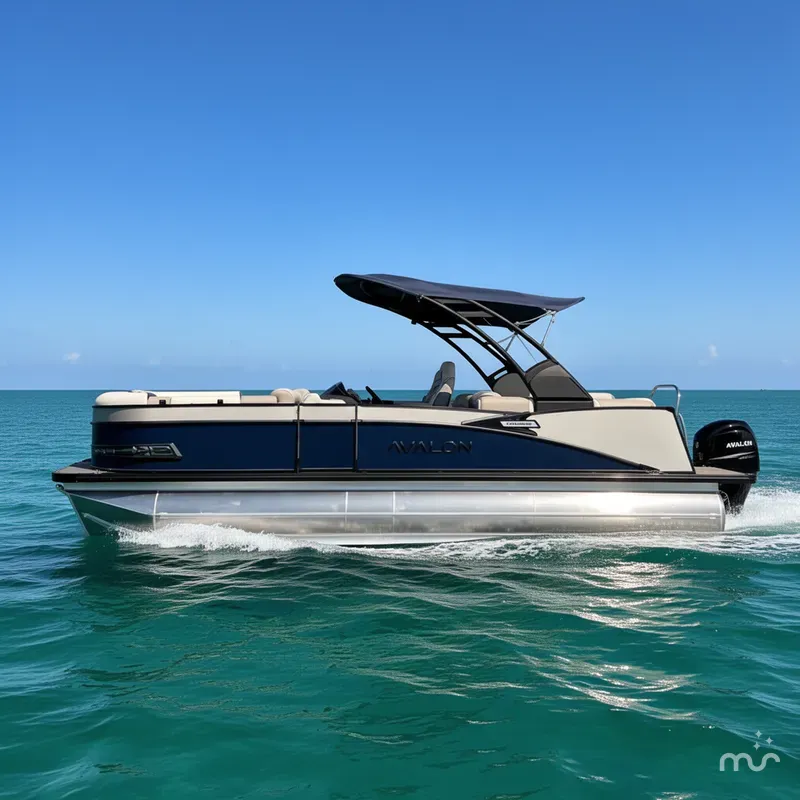 Slide: The Image of Avalon 2385 Catalina Quad Lounger, Tri Toon High Performance 2026 - 1