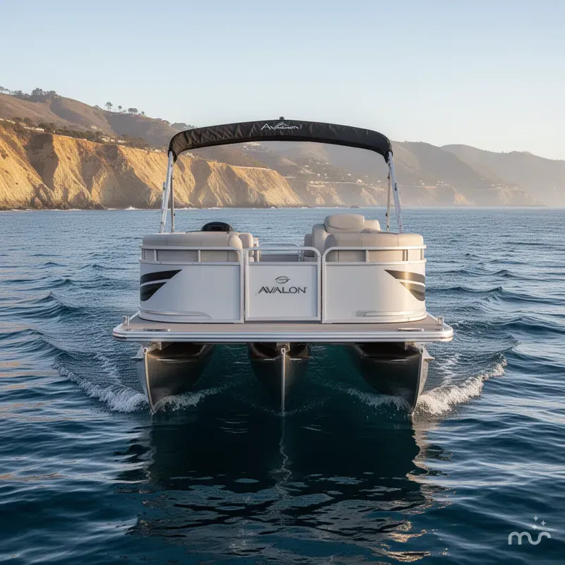 Slide: The Image of Avalon 23' Venture Platinum Quad lounge w/ 115HP Mercury! 2026 - 3