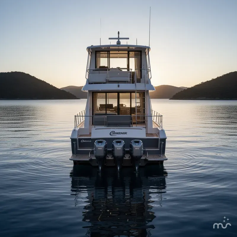 Slide: The Image of Custom Boat House with Apartment 2018 - 1