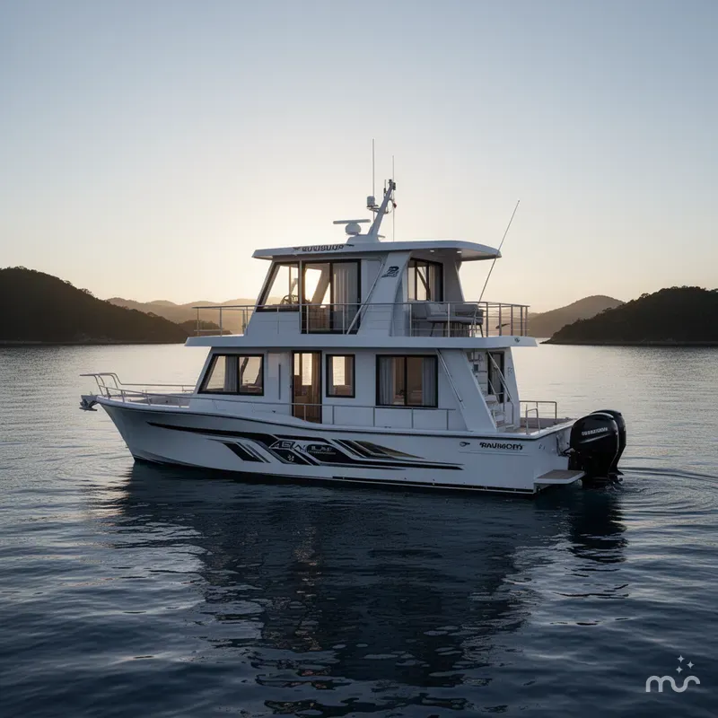 Slide: The Image of Custom Boat House with Apartment 2018 - 2
